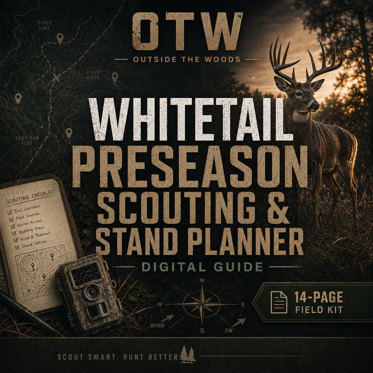 Whitetail Preseason Planner: Scout Smarter & Choose Better Stands