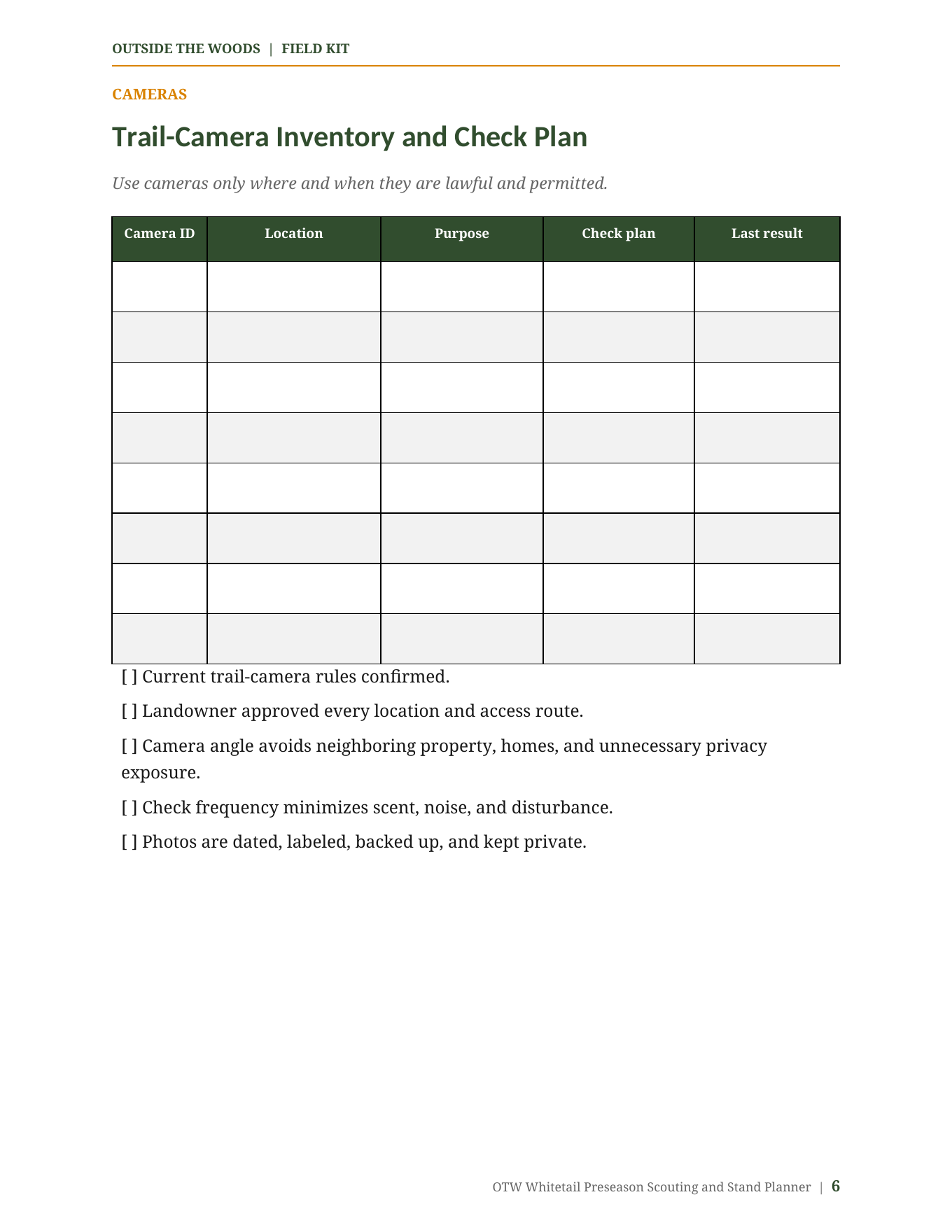 Whitetail Preseason Planner: Scout Smarter & Choose Better Stands